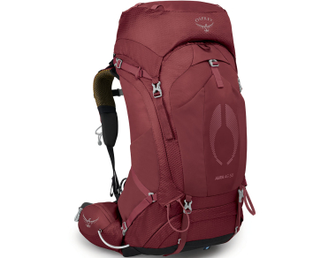 Women's Hiking backpack Osprey Aura AG 50L Berry Sorbet Red W 2024