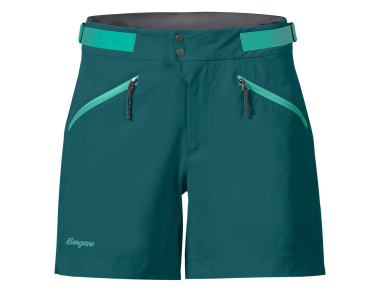 Women's hiking shorts Bergans Tind Softshell Shorts Women Malachite Green 2024