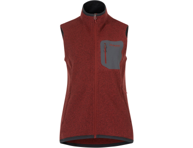 Bergans Kamphaug Knitted Vest Women Chianti Red 2024