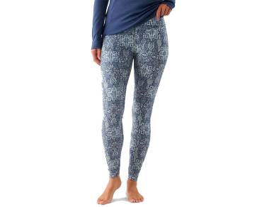 Women’s thermal leggings made of merino wool Smartwool Classic Thermal Merino Base Layer Bottom Nightfall Deco Floral – soft and warm leggings, 100% merino! Order on the website! ⭐