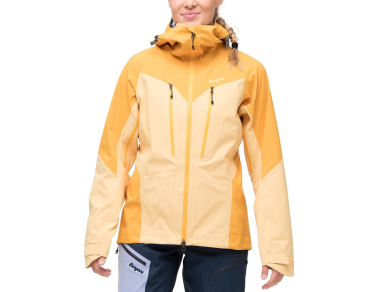 Women's Hardshell Jacket Bergans Tind 3L Shell Jacket Women Buttercup Yellow / Marigold