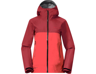 Bergans Vaagaa 3L Shell Jacket Women Peachy Red / Crimson Red 2025