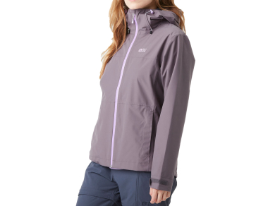 Women’s hardshell jacket Picture Organic Volute 2.5L W Jacket Excalibur – lightweight, compact, and stylish! 10,000 mm waterproof rating, 10,000 g breathability! Order now on the website!