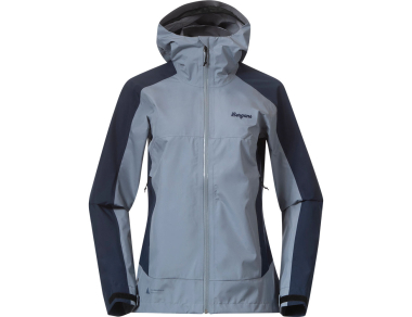 Women's Hardshell jacket Bergans Vaagaa Light 3L Shell Jacket Women Husky Blue / Navy Blue 2024