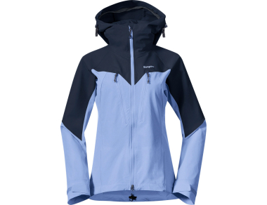 Women's softshell jacket Bergans Tind Softshell Jacket Blueberry Milk Navy Blue product image