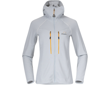 Women's jacket made of merino wool Bergans Y Mountainline Wooltech Jacket pearl grey - limited series high-tech mountain equipment from Norway!
