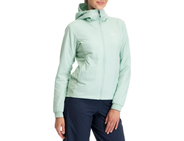 Women’s insulated jacket Bergans Holo Insulated Hood Jacket Women Mint Crush – lightweight and warm, wind-resistant jacket for the fall-winter season. Norwegian quality – order now!