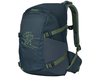 Bergans Birkebeiner Jr 22 Orion Blue Jade Green children's hiking backpack - a light and comfortable backpack for children from 140 to 160 cm tall. It fits perfectly with a child's anatomy!