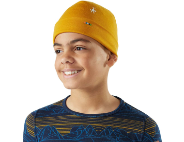 Smartwool Kids Thermal Merino Reversible Cuffed Beanie Autumn Sun – a soft, reversible winter beanie made from 100% merino wool! Order on our website!