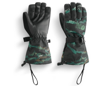 Kids’ Ski Gloves Picture Organic Graby – Forest Shadow Print - pair