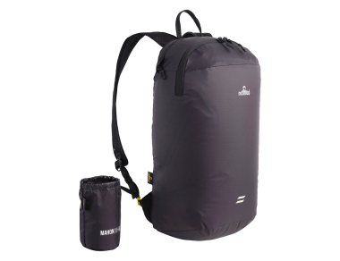 Nomad Mahon Ultralite 18L Stow-away Daypack Black - hiking, city touring, or shopping at the grocery store