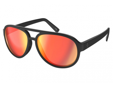 Scott Bass Sunglasses Black Red Chrome 2023