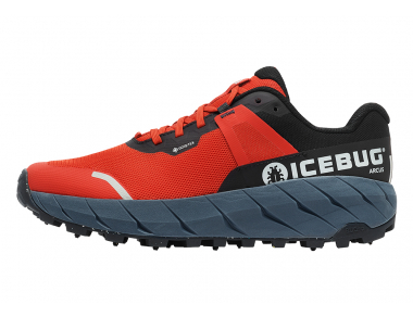 Icebug Arcus M BUGrip GTX Studded Running Shoes Midnight / Red 2023