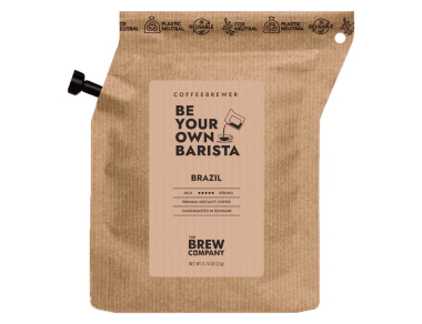 The Brew Company Brazil Coffeebrewer 100% Arabica - 2 cups - strong Brazilian coffee with easy preparation for camping and hiking!