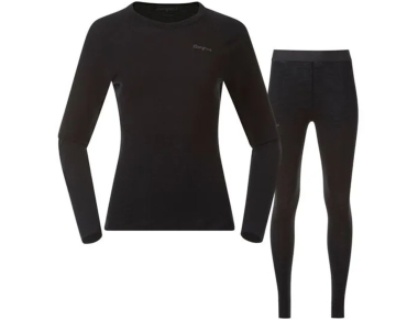 Women’s merino baselayer set Bergans Allround Merino Baselayer Set Women Black – 100% merino wool! Suitable for all seasons! Buy at a great price here!