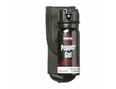 SABRE Red MK-3 Pepper Gel 54 ml self-defense spray gel with holster – powerful formula, concentrated stream, dye marker! Order here! ⭐