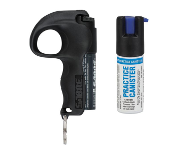 Safety comes first. The Sabre Pepper Spray with Quick Grip Finger Loop and Practice Spray is a small, compact accessory designed to be useful in any situation that requires self-defense. Get yours today!