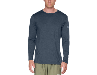 Men's merino wool shirt Devold Active Stamp LS Man Night⭐Premium merino wool from Norway⭐Warm, reliable, and high-quality sweater⭐Order now and get fast delivery⭐