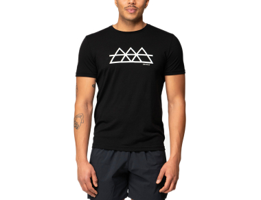 Men's merino wool t-shirt Devold Classic Triple Tee Man Black front view