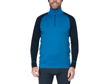 Men's merino wool zip neck Devold Duo Active Merino 205 Zip Neck Man Blue / Ink 2026
