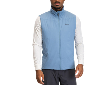 Men’s insulated vest Bergans Holo Insulated Vest Men Elemental Blue – a lightweight, warm, and wind-resistant vest for sports and everyday use! Norwegian quality from Bergans! Buy now from the website!