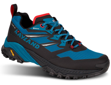 Men's low cut hiking shoes Kayland Duke Lite GTX Black Dark Teal - light and stable
