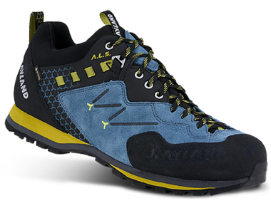 Men's low hiking shoes Kayland Vitrik GTX Steel Blue Lime - approach and speed hikes!