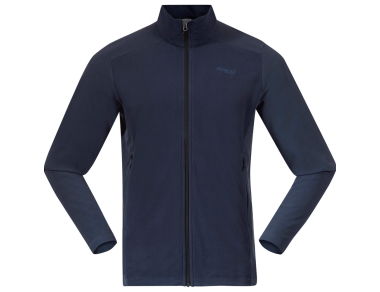 Men's Fleece Bergans Finnsnes Fleece Jacket navy blue - top quality from Norway at a good price!