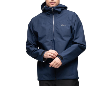 Bergans Essentials 2.5L Shell Jacket Men Navy Blue 2025