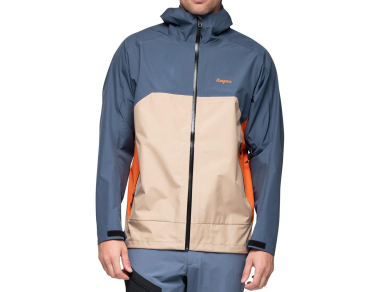 Bergans Vaagaa 3L Shell Jacket Men Granite Blue / Warm Sand