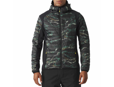 Men’s insulated jacket Picture Organic Takashima Hybrid Jacket Forest Shadow Print – a CampingRocks bestseller! Warm and cozy jacket for sports and outdoor adventures. Order now on our website!