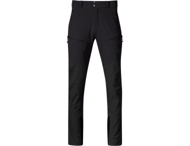 Men's softshell pants Bergans Rabot V2 Softshell pants black/dark shadow grey 