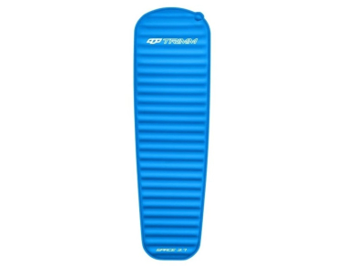 Trimm Space 3.7 cm Inflatable Sleeping Pad – Steel Blue – 750 g, lightweight and compact. Easy to inflate. Great value for money! Order now!