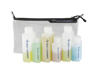 Sea to Summit TPU Clear Ziptop Travel Pouch with Bottles