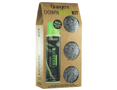Grangers Down Wash Kit 300 ml - effective wash and dry for your down clothing and equipment