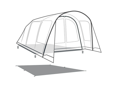 Outwell Footprint Flagstaff / Nashville / Monterey 5 Air - 390 cm x 300 cm - extend your tent lifetime