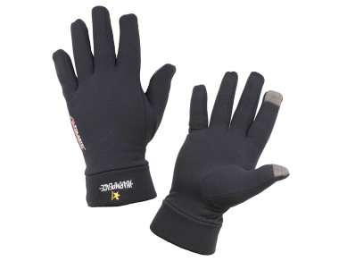 Polartec Gloves Warmpeace Powerstretch Touchscreen Black