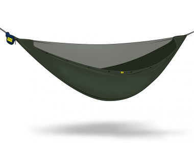 Nomad Hammock Premium with suspension system and mosquito mesh Dark Green