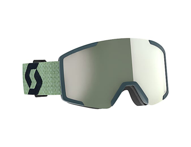 Ski goggle Scott Shield AMP Pro Goggle Soft Green Black / White Chrome 2024