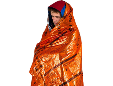 Lifesystems Heatshield Blanket Single Rescue Foil - an essential survival accessory! Protects against hypothermia.