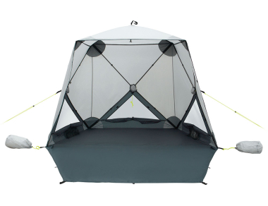 Outwell Compton Beach Shelter UPF+50 Cream White - high level of sun protection with UPF +50