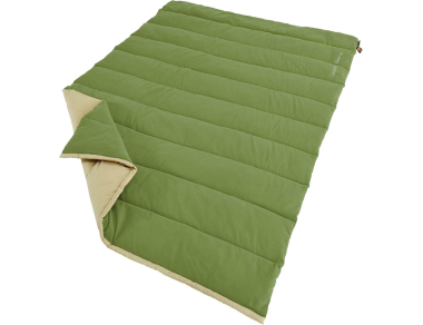 Thermal blanket Outwell Constellation Duvet Lux Green - for camping, picnic and everyday use