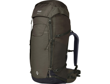 The Trollhetta V5 75 Dark Green Mud hiking backpack - a unique model for multi-day hikes and travel. With a 75-liter capacity in an exceptionally comfortable design.