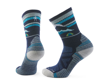 Smartwool Hike Light Cushion Mountain Moon Crew Socks Deep Navy – excellent Merino wool performance! Perfect for fall and winter hikes! Order now!