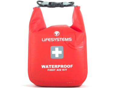 Lifesystems Waterproof First Aid Kit - a waterproof first aid kit for water sports - canoeing, kayaking, and more. Contains everything needed for first aid in these activities.
