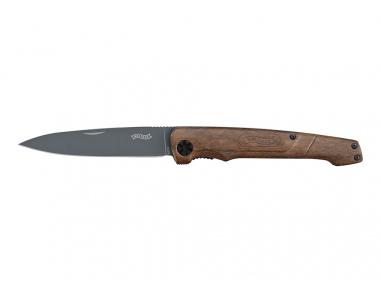 Walther knife 'Blue Wood' - walnut wood BWK 1